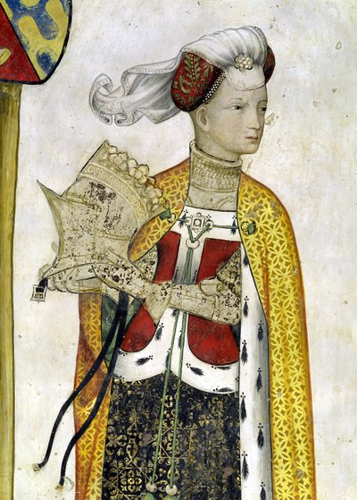 The Nine Worthies and the Nine Worthy Women, detail (Lampeto) by Giacomo Jaquerio